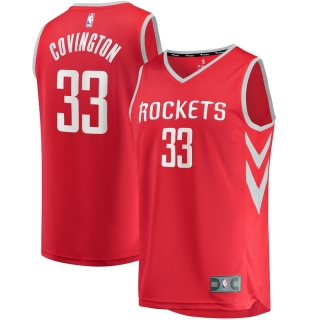 Men's Houston Rockets Robert Covington Fanatics Branded Red Fast Break Road Player Jersey