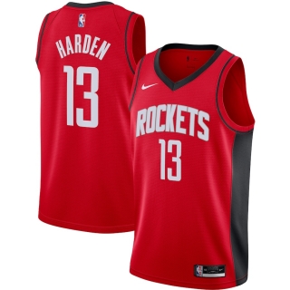 Men's Houston Rockets James Harden Nike Red 2020-21 Swingman Jersey - Icon Edition