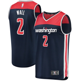 Men's Washington Wizards John Wall Fanatics Branded Navy Fast Break Player Jersey - Statement Edition