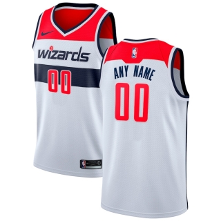 Men's Washington Wizards Nike White Custom Swingman Jersey - Association Edition