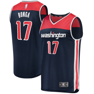 Men's Washington Wizards Isaac Bonga Fanatics Branded Navy Fast Break Player Jersey - Statement Edition