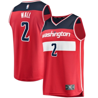 Men's Washington Wizards John Wall Fanatics Branded Red Fast Break Player Jersey - Icon Edition