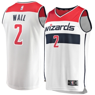Men's Washington Wizards John Wall Fanatics Branded White Fast Break Replica Jersey - Association Edition