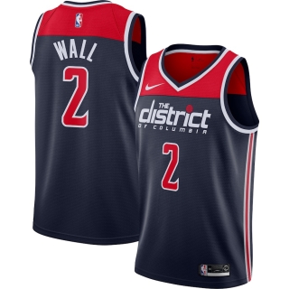 Men's Washington Wizards John Wall Nike Navy Finished Swingman Jersey - Statement Edition
