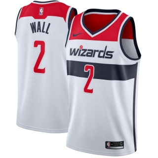 Men's Washington Wizards John Wall Nike White Swingman Jersey - Association Edition