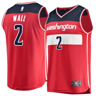 Men's Washington Wizards John Wall Fanatics Branded Red Fast Break Replica Jersey - Icon Edition