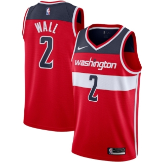 Men's Washington Wizards John Wall Nike Red 2019-2020 Swingman Jersey - Icon Edition