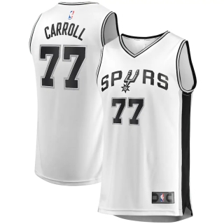 Men's San Antonio Spurs DeMarre Carroll Fanatics Branded White Fast Break Replica Player Jersey - Association Edition
