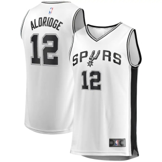 Men's San Antonio Spurs LaMarcus Aldridge Fanatics Branded White Fast Break Replica Player Jersey - Association Edition