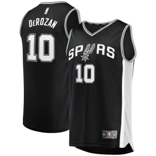Men's San Antonio Spurs DeMar DeRozan Fanatics Branded Black [Fast Break Replica Jersey - Icon Edition