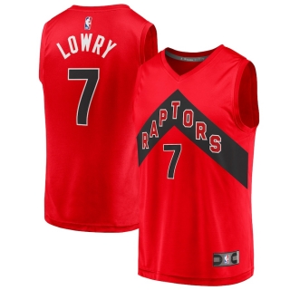 Men's Toronto Raptors Kyle Lowry Fanatics Branded Red 2020-21 Fast Break Replica Player Jersey - Icon Edition