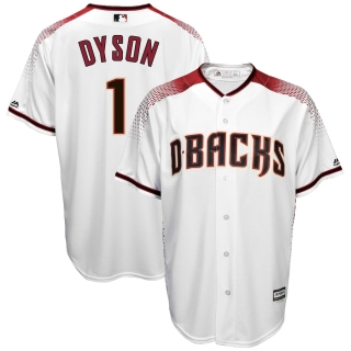 Men's Arizona Diamondbacks Jarrod Dyson Majestic White Home Cool Base Player Jersey