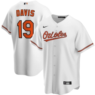 Men's Baltimore Orioles Chris Davis Nike White Home 2020 Replica Player Jersey