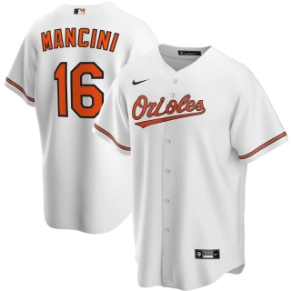 Men's Baltimore Orioles Trey Mancini Nike White Home 2020 Replica Player Jersey