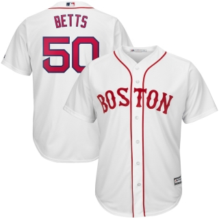 Men's Boston Red Sox Mookie Betts Majestic White Home Official Cool Base Player Jersey