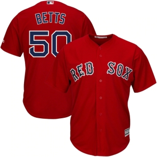 Men's Boston Red Sox Mookie Betts Majestic Scarlet Cool Base Player Jersey