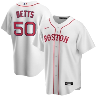 Men's Boston Red Sox Mookie Betts Nike White Alternate 2020 Replica Player Jersey