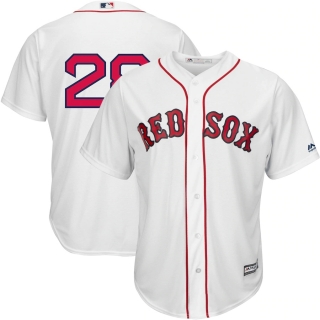 Men's Boston Red Sox JD Martinez Majestic White Home Official Cool Base Replica Player Jersey