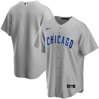 Men's Chicago Cubs Nike Gray Road 2020 Replica Team Jersey