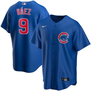 Men's Chicago Cubs Javier Baez Nike Royal Alternate 2020 Replica Player Jersey