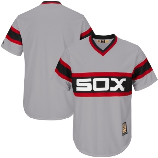 Men's Chicago White Sox Majestic Road Gray Cooperstown Cool Base Replica Team Jersey
