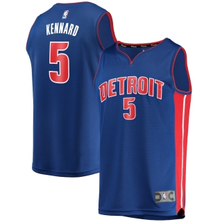 Men's Detroit Pistons Luke Kennard Fanatics Branded Blue Fast Break Replica Player Jersey - Icon Edition