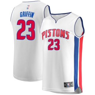 Men's Detroit Pistons Blake Griffin Fanatics Branded White Fast Break Replica Player Jersey - Association Edition