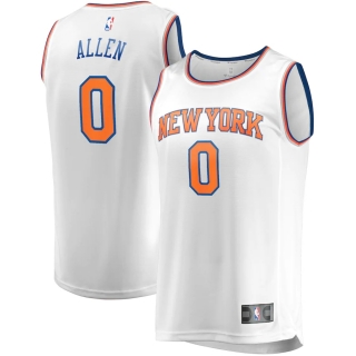 Men's New York Knicks Kadeem Allen Fanatics Branded White Fast Break Player Replica Jersey - Association Edition