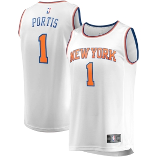 Men's New York Knicks Bobby Portis Fanatics Branded White Fast Break Replica Player Jersey - Association Edition