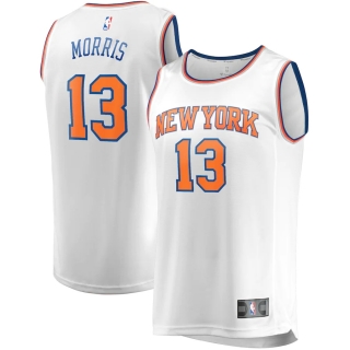 Men's New York Knicks Marcus Morris Fanatics Branded White Fast Break Player Replica Jersey - Association Edition
