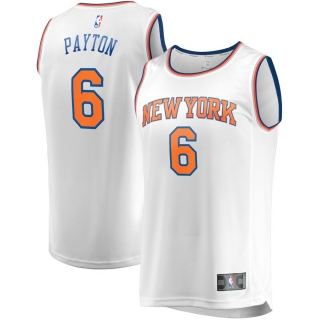 Men's New York Knicks Elfrid Payton Fanatics Branded White Fast Break Player Replica Jersey - Association Edition