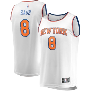 Men's New York Knicks Ivan Rabb Fanatics Branded White Fast Break Player Jersey - Association Edition