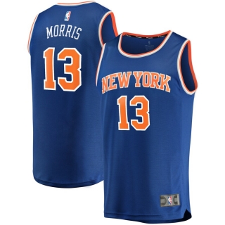 Men's New York Knicks Marcus Morris Fanatics Branded Blue Fast Break Player Replica Jersey - Icon Edition