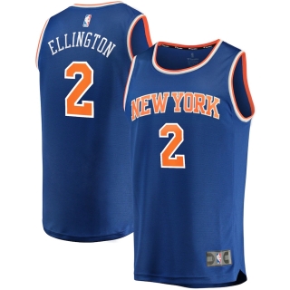Men's New York Knicks Wayne Ellington Fanatics Branded Blue Fast Break Player Replica Jersey - Icon Edition