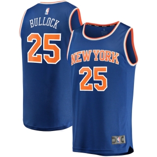 Men's New York Knicks Reggie Bullock Fanatics Branded Blue Fast Break Player Replica Jersey - Icon Edition