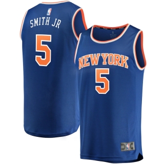 Men's New York Knicks Dennis Smith Jr Fanatics Branded Royal Fast Break Replica Jersey - Icon Edition