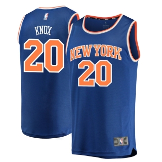 Men's New York Knicks Kevin Knox Fanatics Branded Blue Fast Break Replica Jersey - Icon Edition