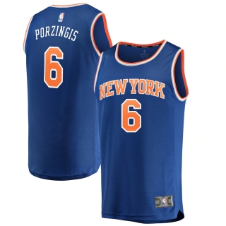 Men's New York Knicks Kristaps Porzingis Fanatics Branded Royal Fast Break Replica Jersey - Icon Edition