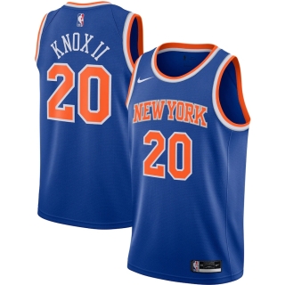 Men's New York Knicks Kevin Knox II Nike Blue 2020-21 Swingman Jersey - Icon Edition