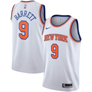 Men's New York Knicks RJ Barrett Nike White 2019-2020 Swingman Jersey - Association Edition