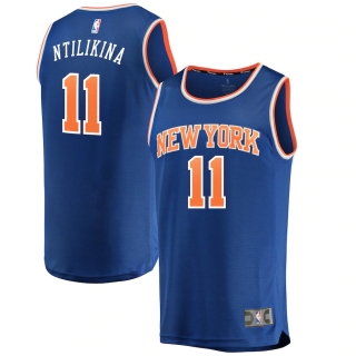 Men's New York Knicks Frank Ntilikina Fanatics Branded Royal Fast Break Replica Jersey - Icon Edition