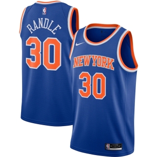 Men's New York Knicks Julius Randle Nike Blue 2020-21 Swingman Jersey - Icon Edition