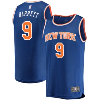 Men's New York Knicks RJ Barrett Fanatics Branded Royal 2019 NBA Draft First Round Pick Fast Break Replica Jersey - Icon Edition