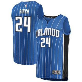 Men's Orlando Magic Khem Birch Fanatics Branded Blue Fast Break Replica Player Jersey - Icon Edition