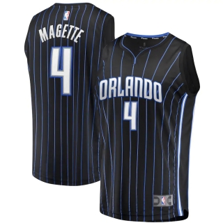 Men's Orlando Magic Josh Magette Fanatics Branded Black 2019 Fast Break Replica Jersey - Icon Edition
