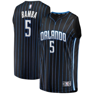 Men's Orlando Magic Mohamed Bamba Fanatics Branded Black 2019 Fast Break Replica Player Jersey - Icon Edition