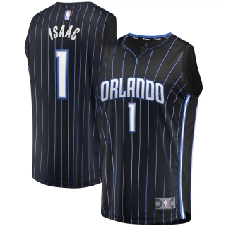 Men's Orlando Magic Jonathan Isaac Fanatics Branded Black Fast Break Player Jersey - Icon Edition