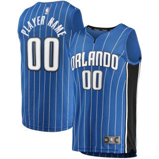 Men's Orlando Magic Fanatics Branded Blue Fast Break Custom Replica Jersey - Icon Edition