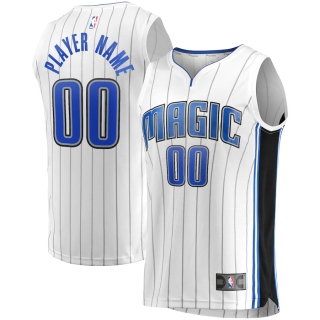 Men's Orlando Magic Fanatics Branded White Fast Break Custom Replica Jersey - Association Edition