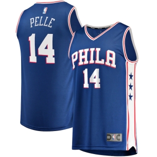 Men's Philadelphia 76ers Norvel Pelle Fanatics Branded Royal Fast Break Replica Player Team Jersey - Icon Edition